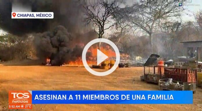 11 personas fueron asesinadas en Chicomuselo, Chiapas.