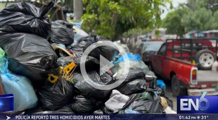 ¡Sin recolección de basura varios habitantes en San Salvador Este!