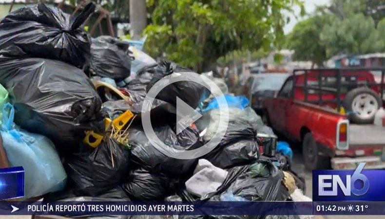 ¡Sin recolección de basura varios habitantes en San Salvador Este!