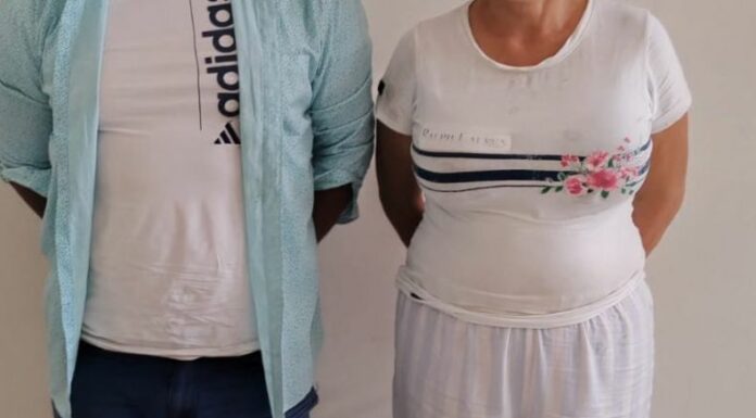 Detienen a dos guatemaltecos por el presunto delito de extorsión.