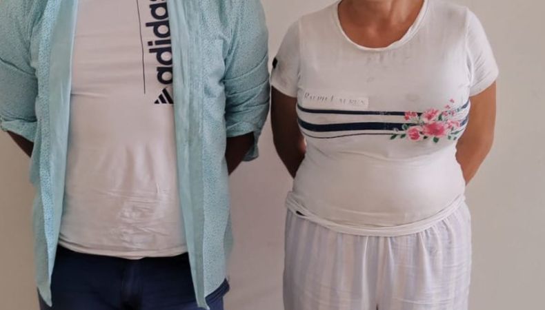 Detienen a dos guatemaltecos por el presunto delito de extorsión.