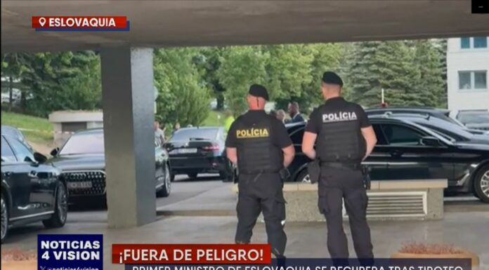 Primer ministro de Eslovaquia se encuentra estable, pero grave