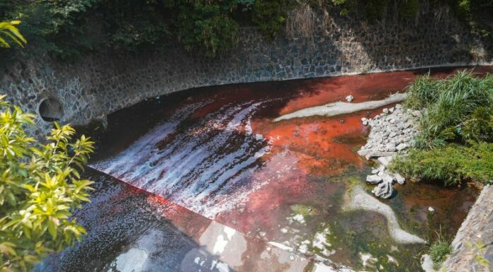 MARN inspecciona la quebrada El Piro por coloración anormal del caudal.