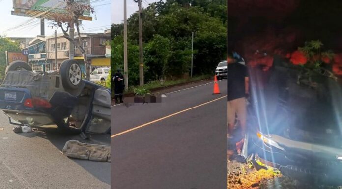 Reporte de accidentes del 18 de mayo de 2024.