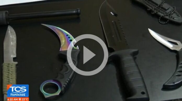 ¿Qué objetos son catalogados como arma blanca?