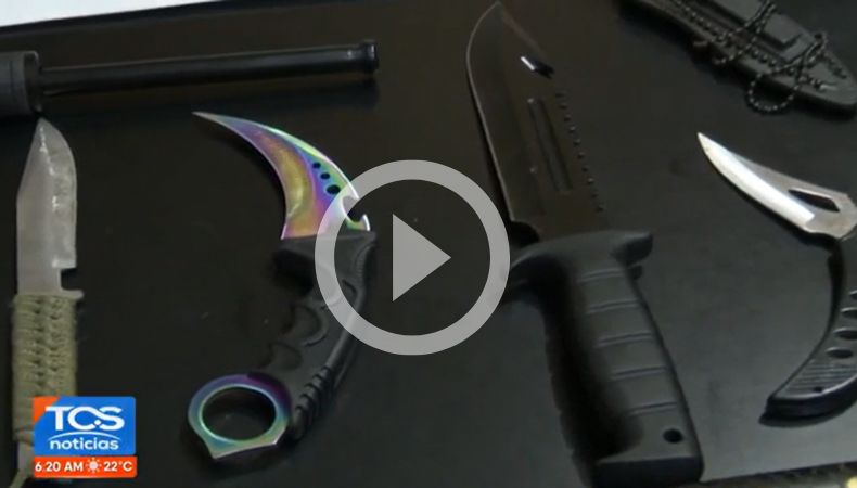 ¿Qué objetos son catalogados como arma blanca?