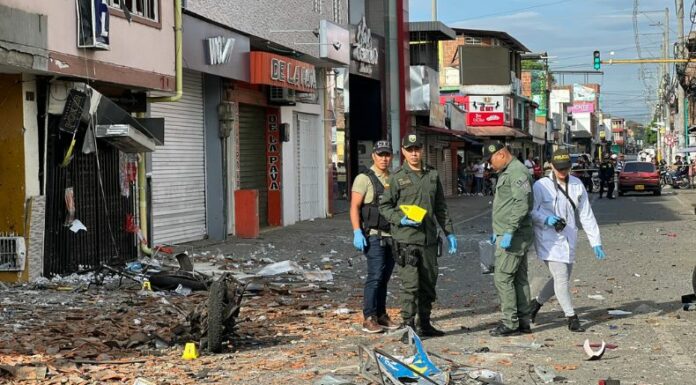 Varios heridos tras explosión en Jamundí.