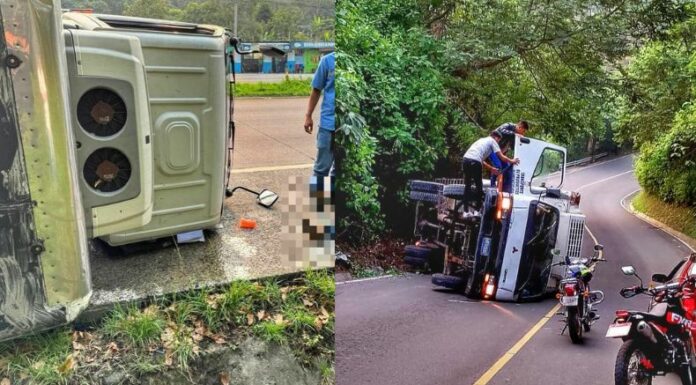 Se registran dos carros volcados en las últimas horas