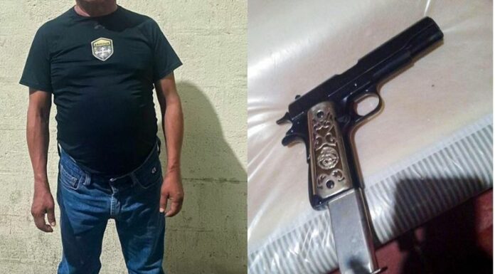 Capturan a sujeto que presuntamente disparó al aire.