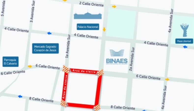 MOPT informa sobre el cierre temporal en el Centro Histórico