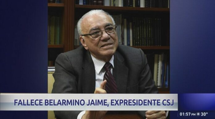 Fallece el expresidente de la CJS, Belarmino Jaime.