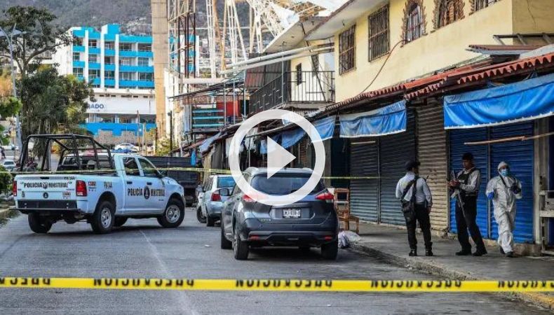 Reportan cinco fallecidos tras ataque armado en Acapulco