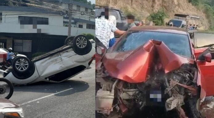 Accidentes de tránsito: 25 de mayo