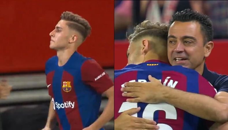 Fermín salva la despedida de Xavi y el Barcelona derrota al Sevilla en la última jornada de Liga