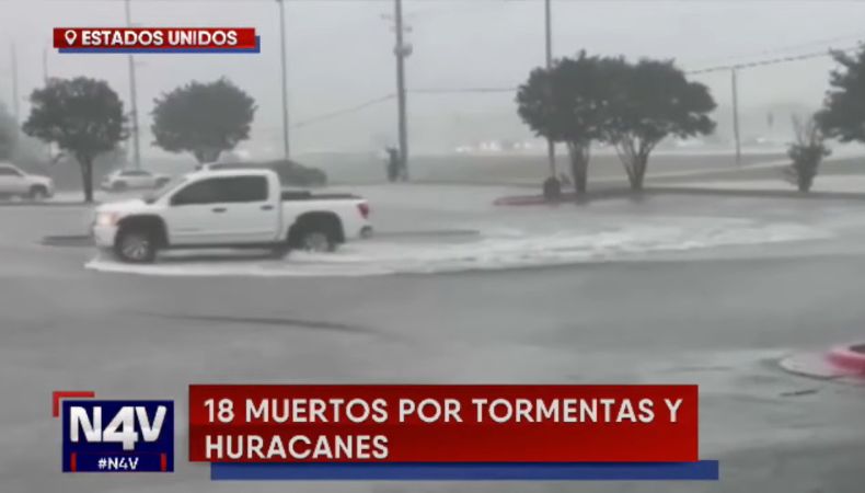 Fuertes lluvias y tornados sacuden algunos Estados de EE. UU.
