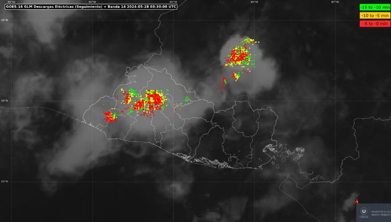 MARN registra lluvias en distintos puntos del territorio MARN registra lluvias en distintos puntos del territorio