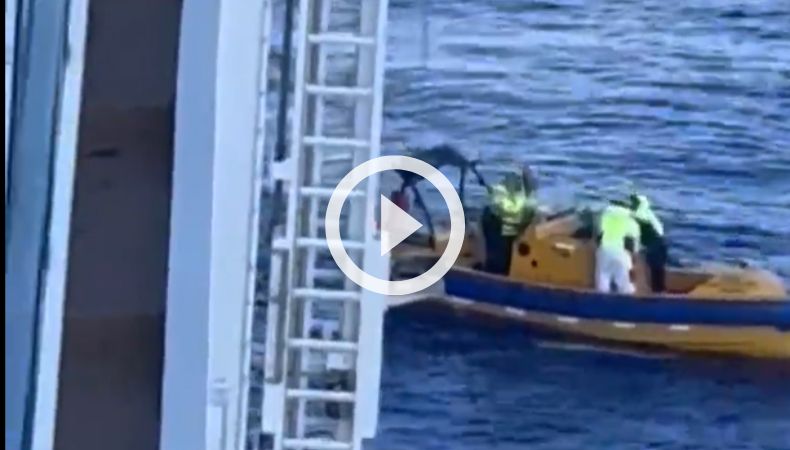 Pasajero muere tras saltar del crucero más grande del mundo.