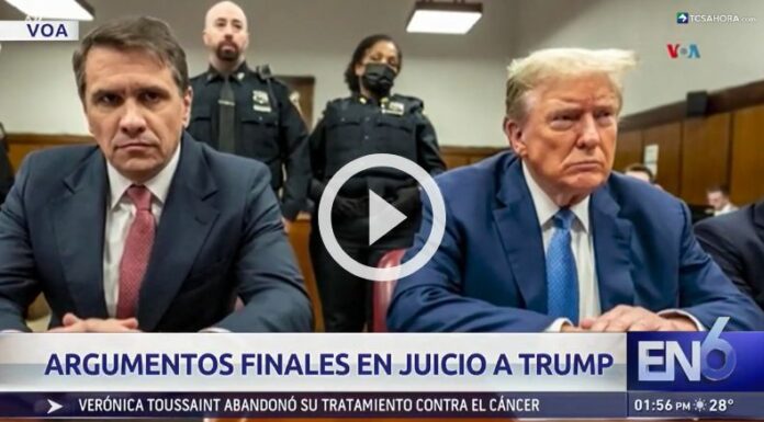 Presentan argumentos finales en el caso contra Donald Trump.