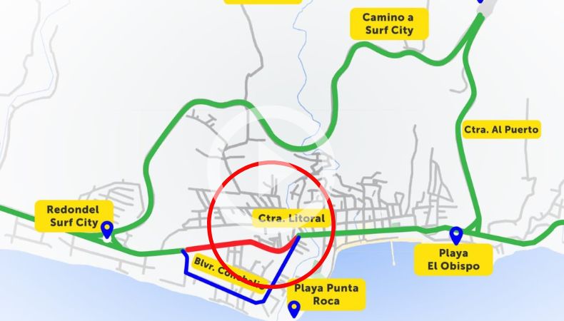 ¡Ojo! Anuncian reorientación vehicular en sector Surf City