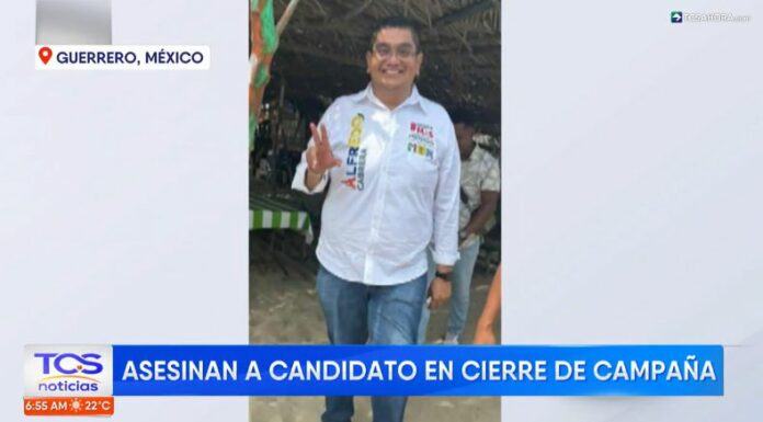 Asesinan a José Alfredo Cabrera, candidato a alcalde de Coyuca de Benítez.