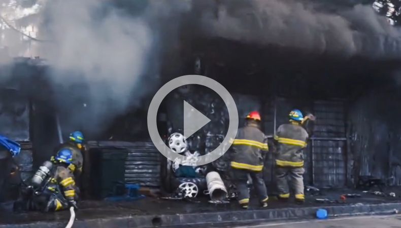 Bomberos sofoca incendios registrados en las últimas horas