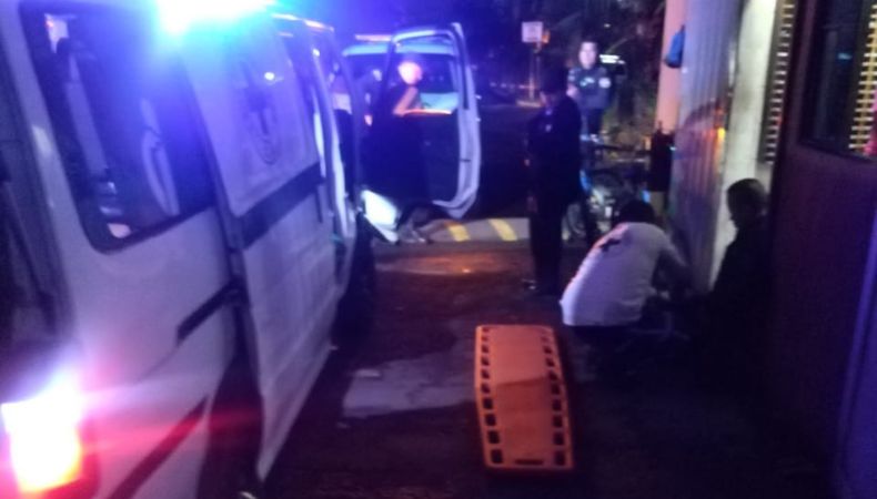 Un hombre resultó con lesiones por arma de fuego.