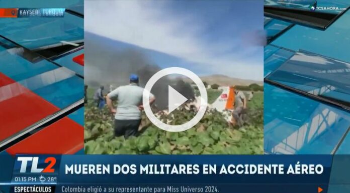 Dos militares murieron en un accidente aéreo.