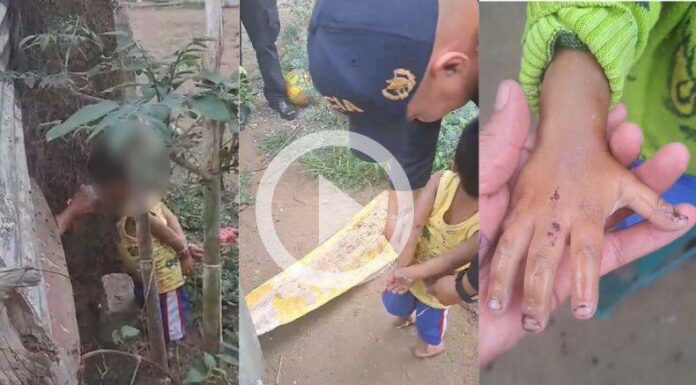 [Video] Rescatan a un pequeño atado de sus manos en Guatemala