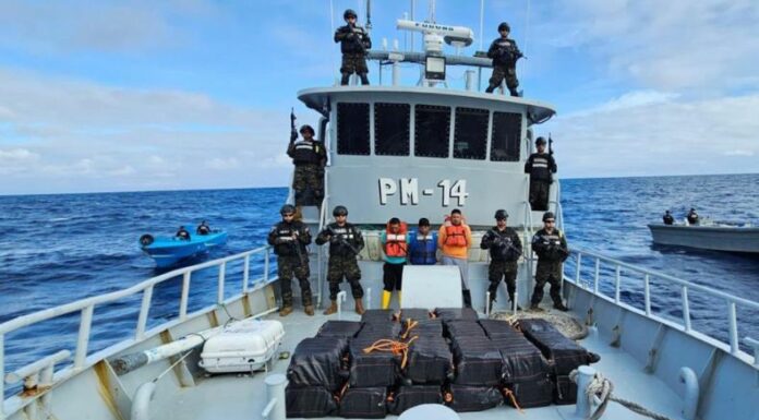 Marina Nacional realiza nueva incautación de droga