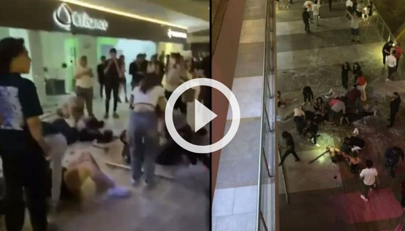 Dos fallecidos tras colapso de barandal en una plaza comercial.