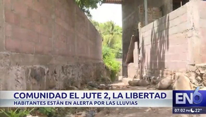 Comunidad El Jute 2 en peligro por las lluvias