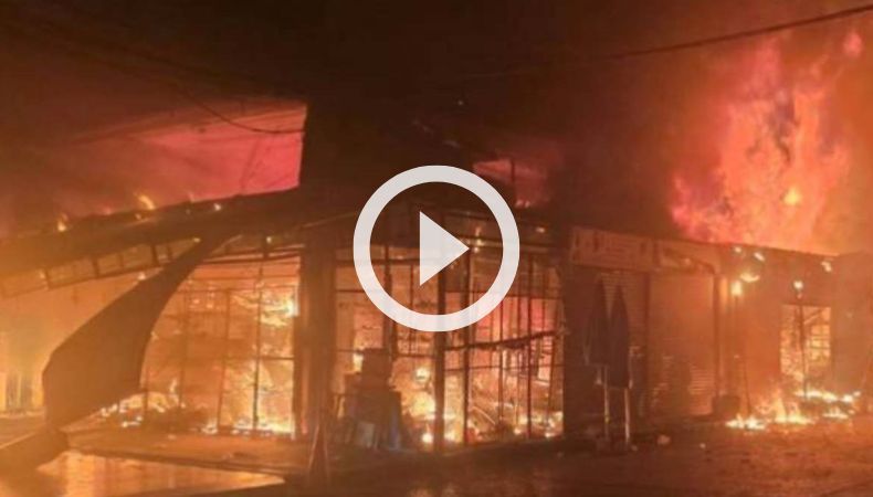 Cientos de animales murieron tras incendio en mercado de mascotas.