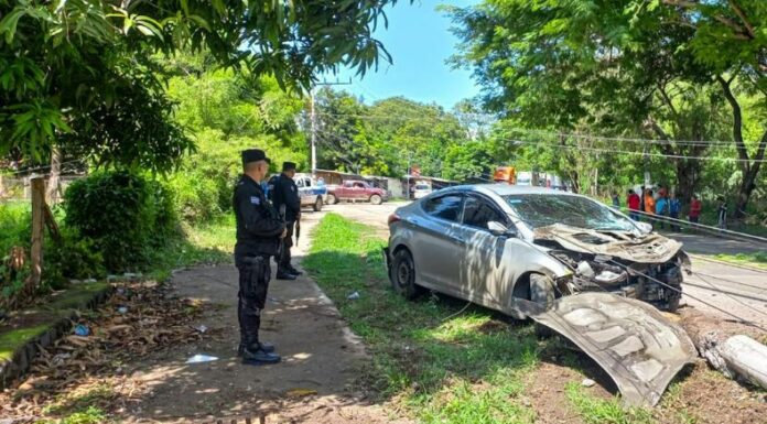 Accidente de tránsito deja un fallecido en la carretera hacia Metapán.
