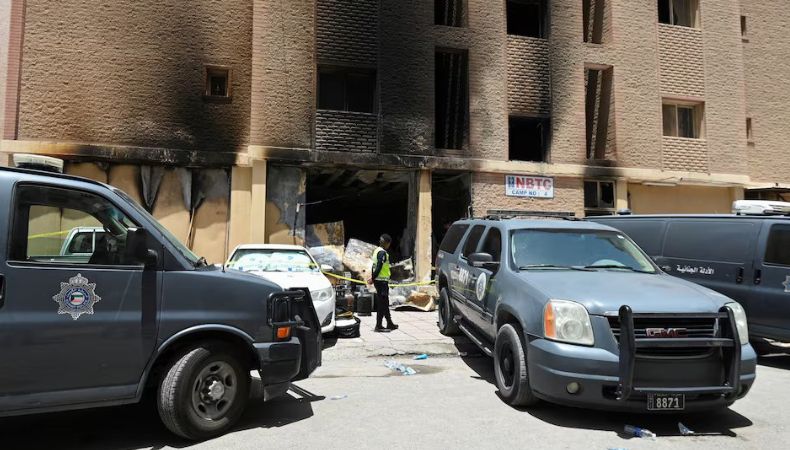 Incendio en Kuwait deja más de 40 fallecidos