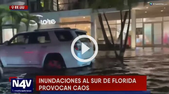 Fuertes lluvias e inundaciones afectan el sur de Florida 