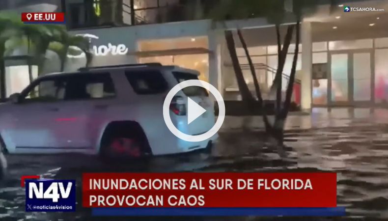 Fuertes lluvias e inundaciones afectan el sur de Florida 