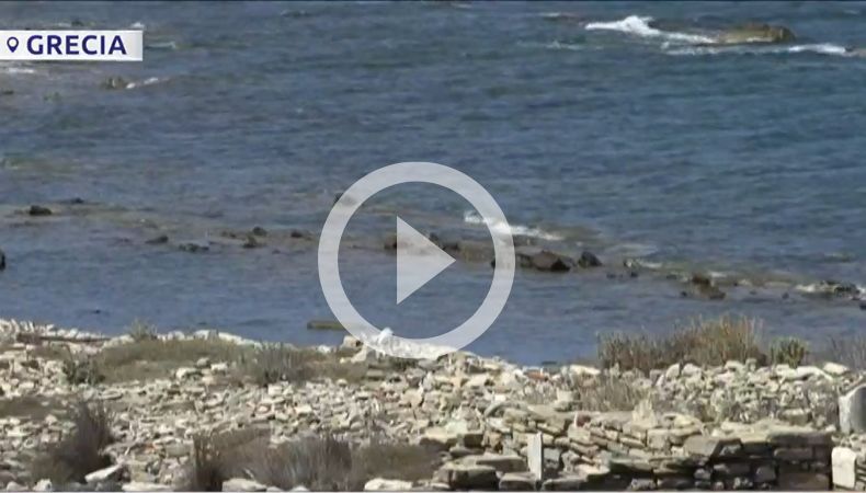 Mar Egeo crece y amenaza con perder una antigua ciudad griega