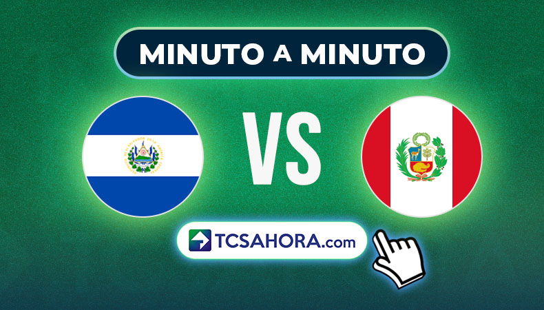 El Salvador se enfrenta ante Perú en un partido amistoso.