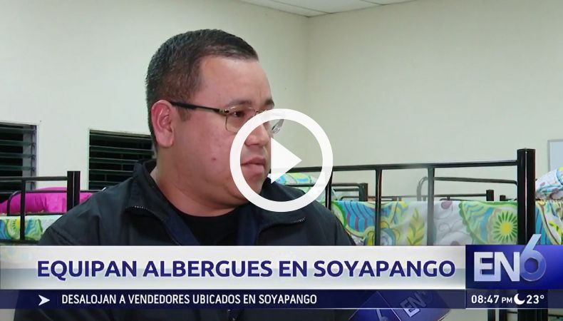 Equipan albergues en Soyapango