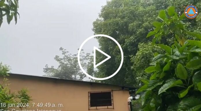 ¡Madrugada lluviosa de domingo!