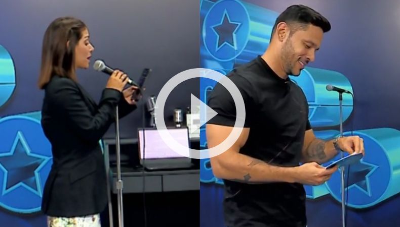 Gina y Alex se preparan para el reto de Yo me llamo