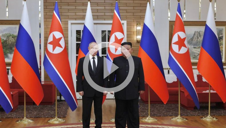 Rusia y Corea del Norte firman acuerdo de asistencia mutua