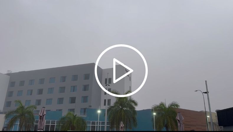 Neblina sobre Antiguo Cuscatlán