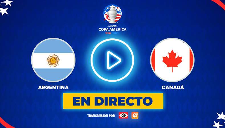 EN DIRECTO l Argentina vs. Canadá l 20 junio 2024