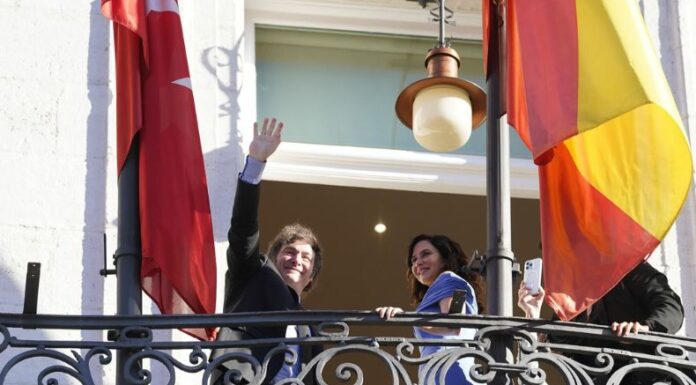 Milei nuevamente en la capital española