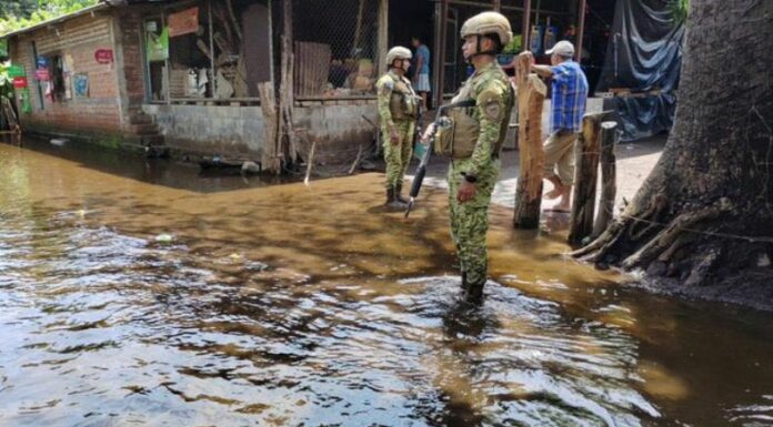 Comunidad El Icaco, en Puerto Parada sigue con inundaciones