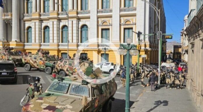 Presidente de Bolivia denuncia posible levantamiento militar