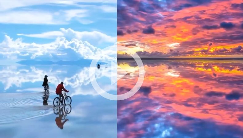 ¡Salar de Uyuni es un lugar impresionante para los turistas! ¡Salar de Uyuni es un lugar impresionante para los turistas!