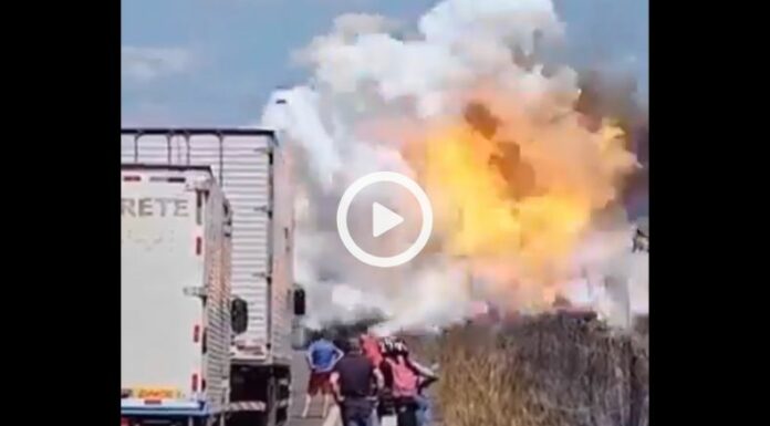Explosión de camión en Brasil