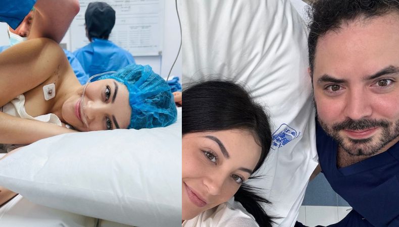 José Eduardo Derbez y no novia comparten detalles del nacimiento de su hija
